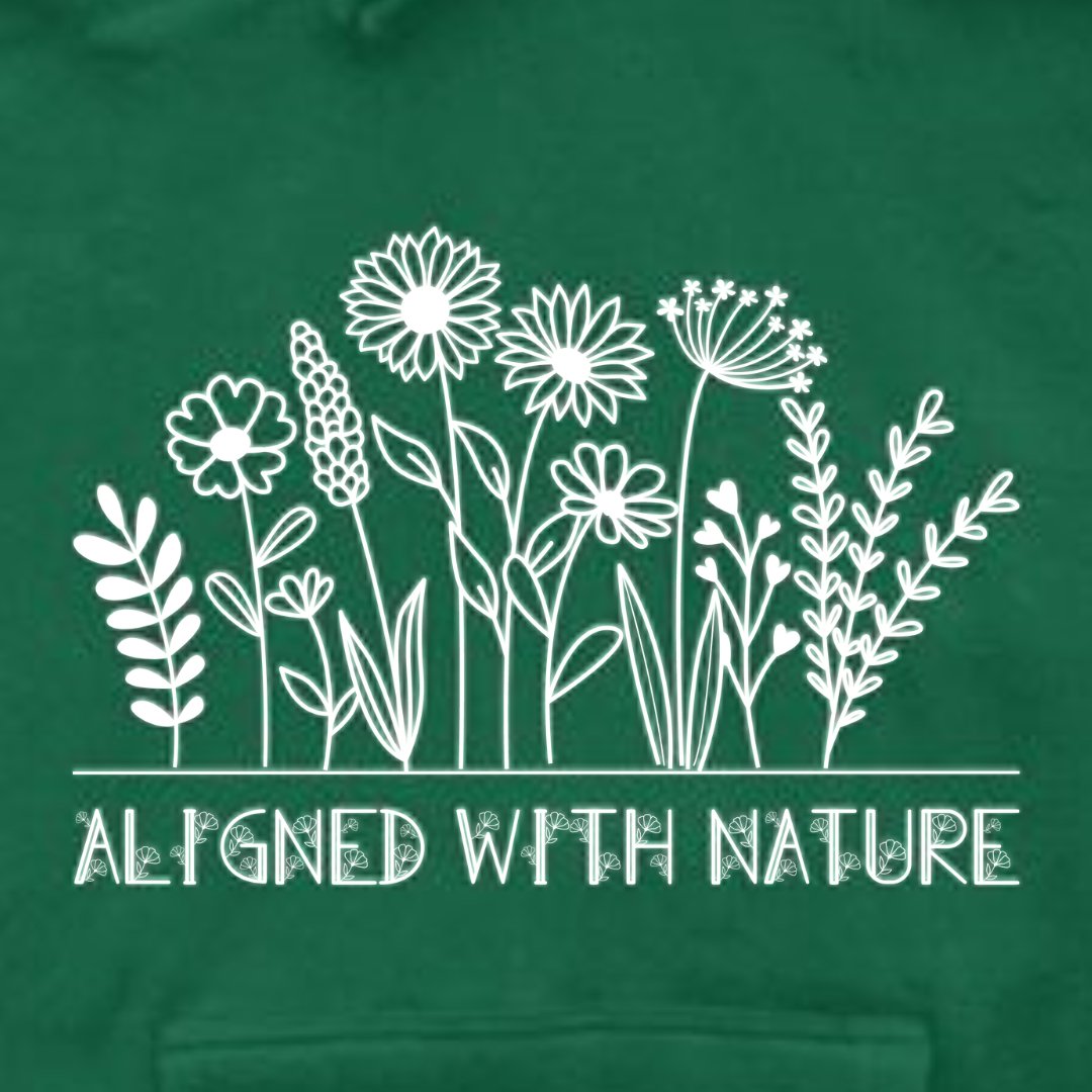 Aligned with Nature Lined Hood Heavyweight Hoodie - Stella Sage