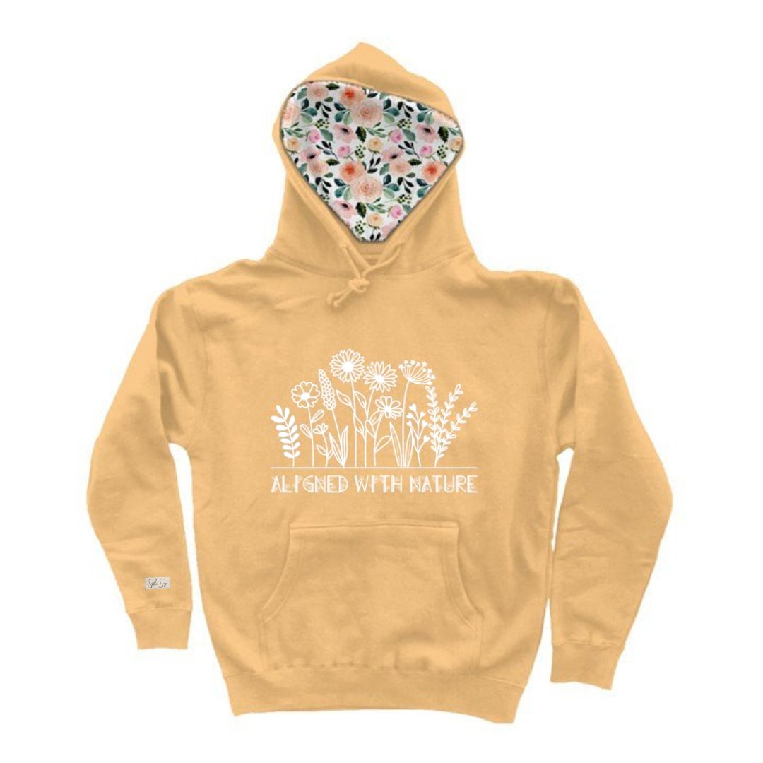 Aligned with Nature Lined Hood Heavyweight Hoodie - Stella Sage