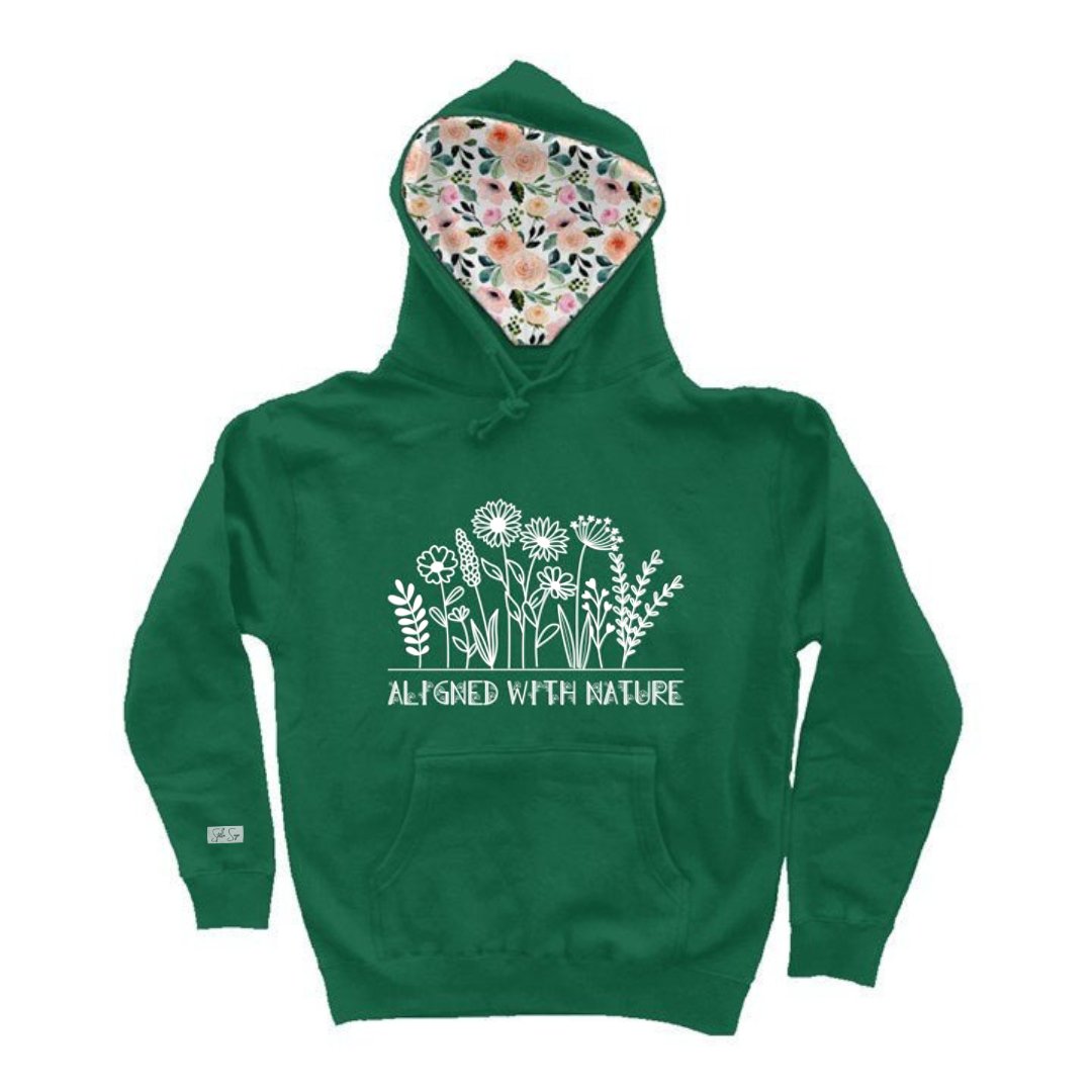 Aligned with Nature Lined Hood Heavyweight Hoodie - Stella Sage