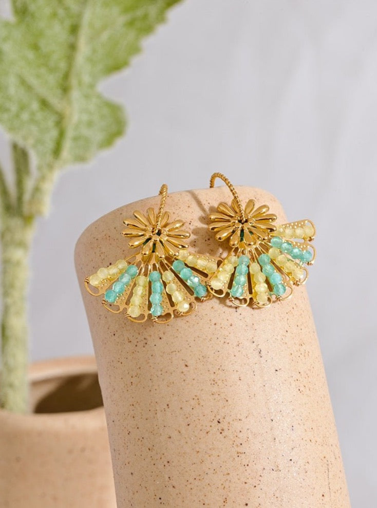 Boho Bead Earrings - Stella Sage