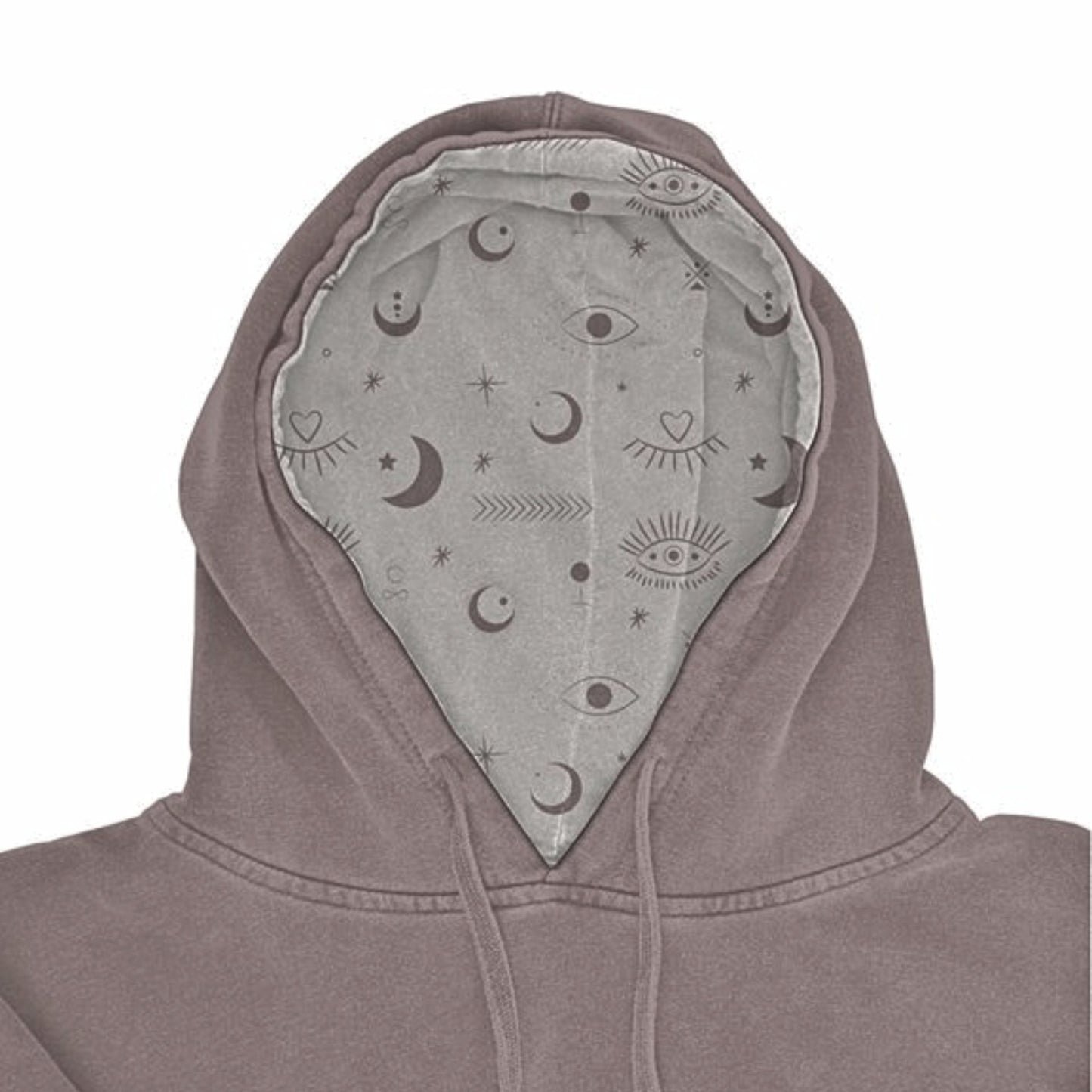 Boho Hamsa Pigment Dyed Hoodie - Stella Sage