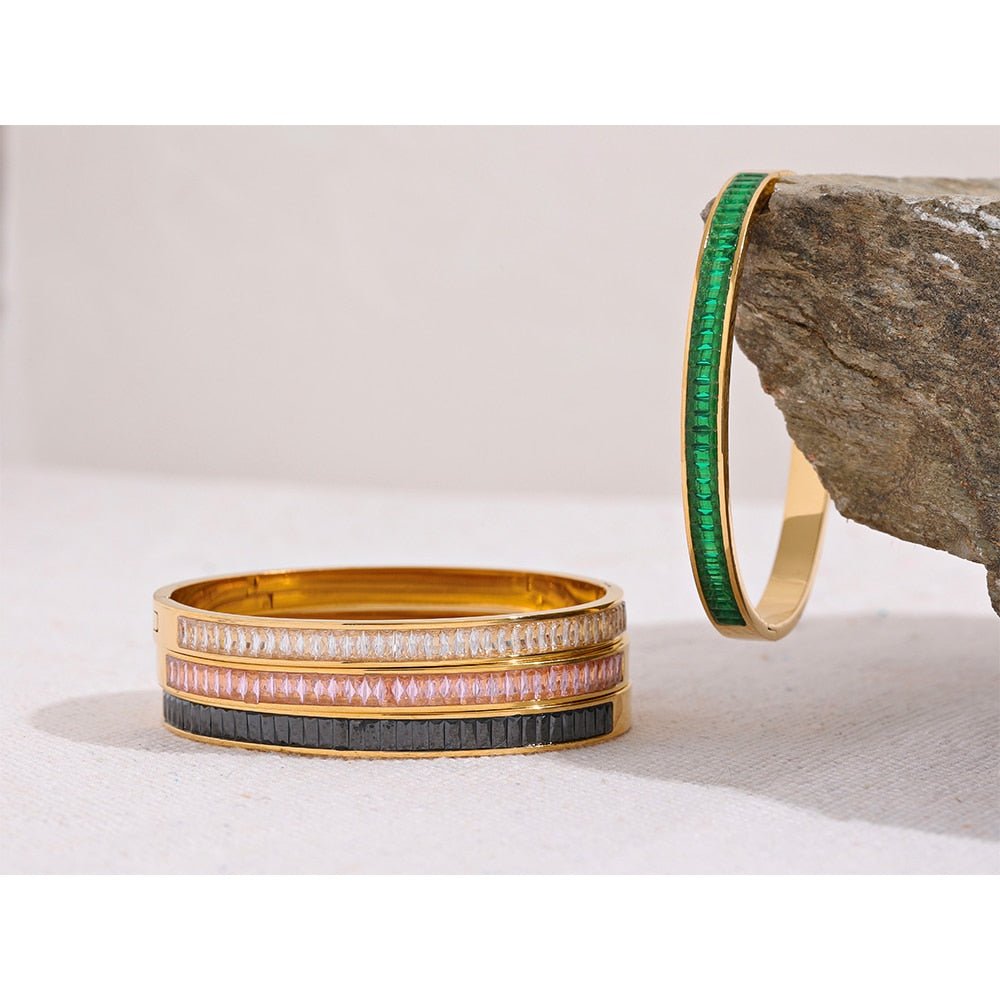 Brilliantly Bold Bangle - Stella Sage