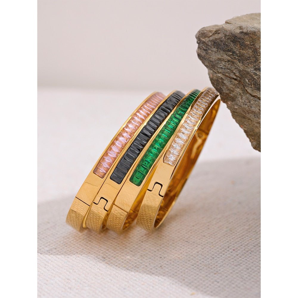 Brilliantly Bold Bangle - Stella Sage