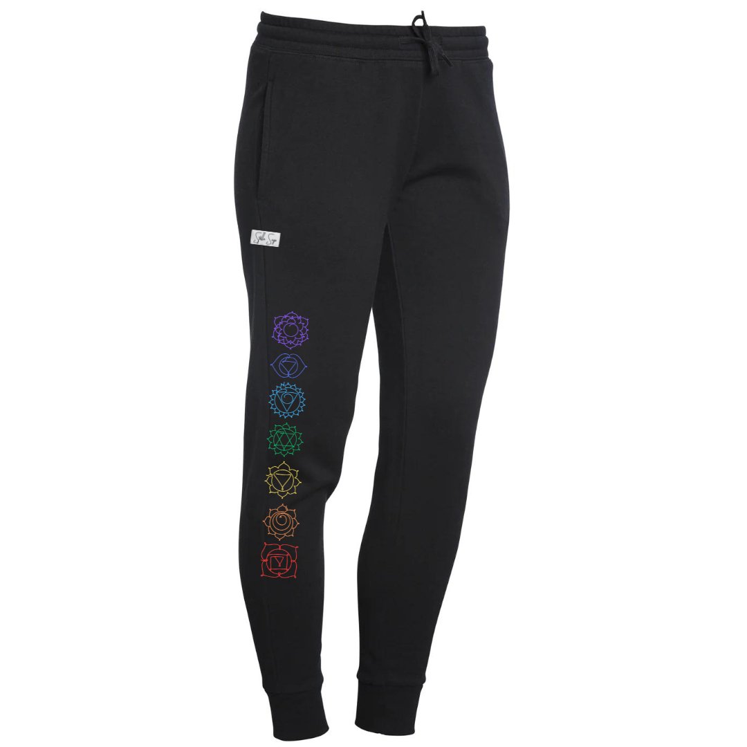 Colorful Chakra Wash-Dye Sweatpants - Stella Sage