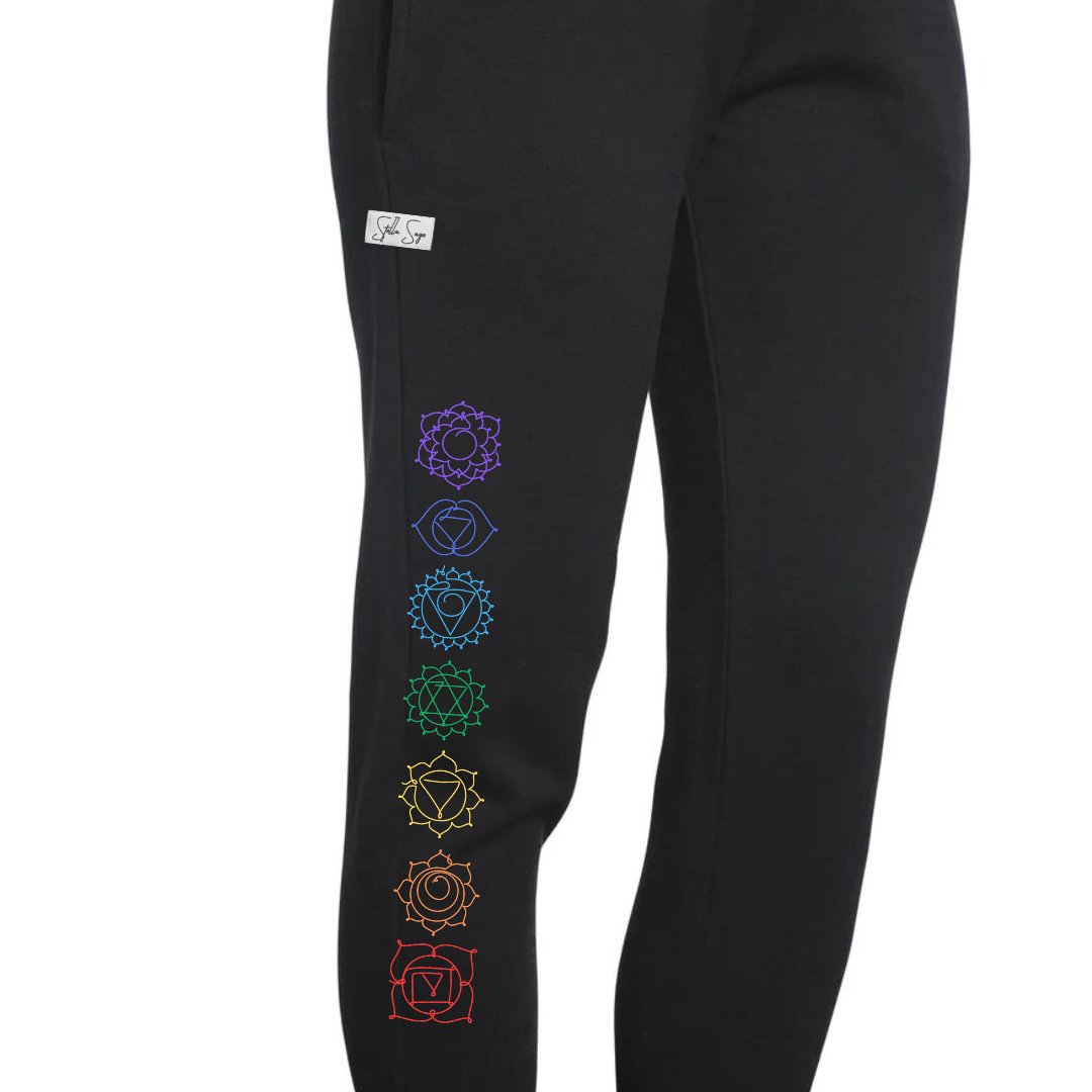Colorful Chakra Wash-Dye Sweatpants - Stella Sage