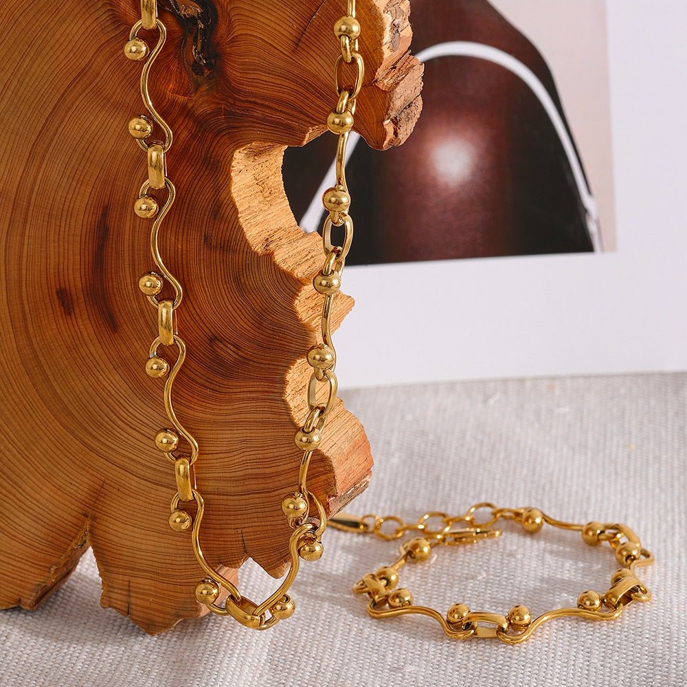 Coupled Together Bracelet and Necklace - Stella Sage