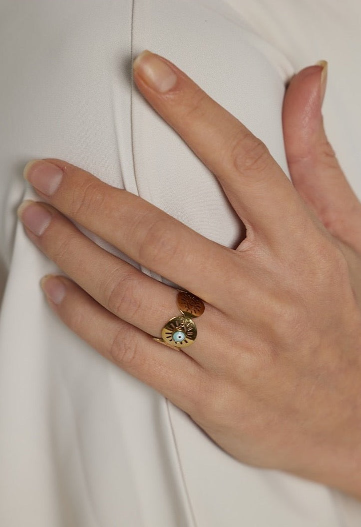 Cut-it-Out Evil Eye Ring - Stella Sage