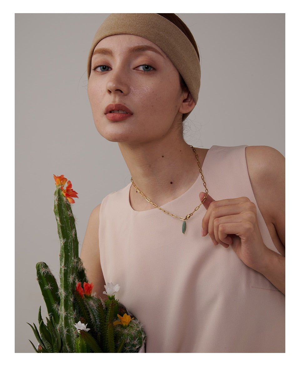 Dewdrop Chain Necklace - Stella Sage