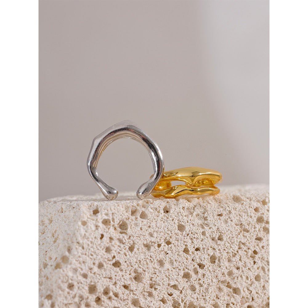 Double Sterling Cartilage Cuff - Stella Sage