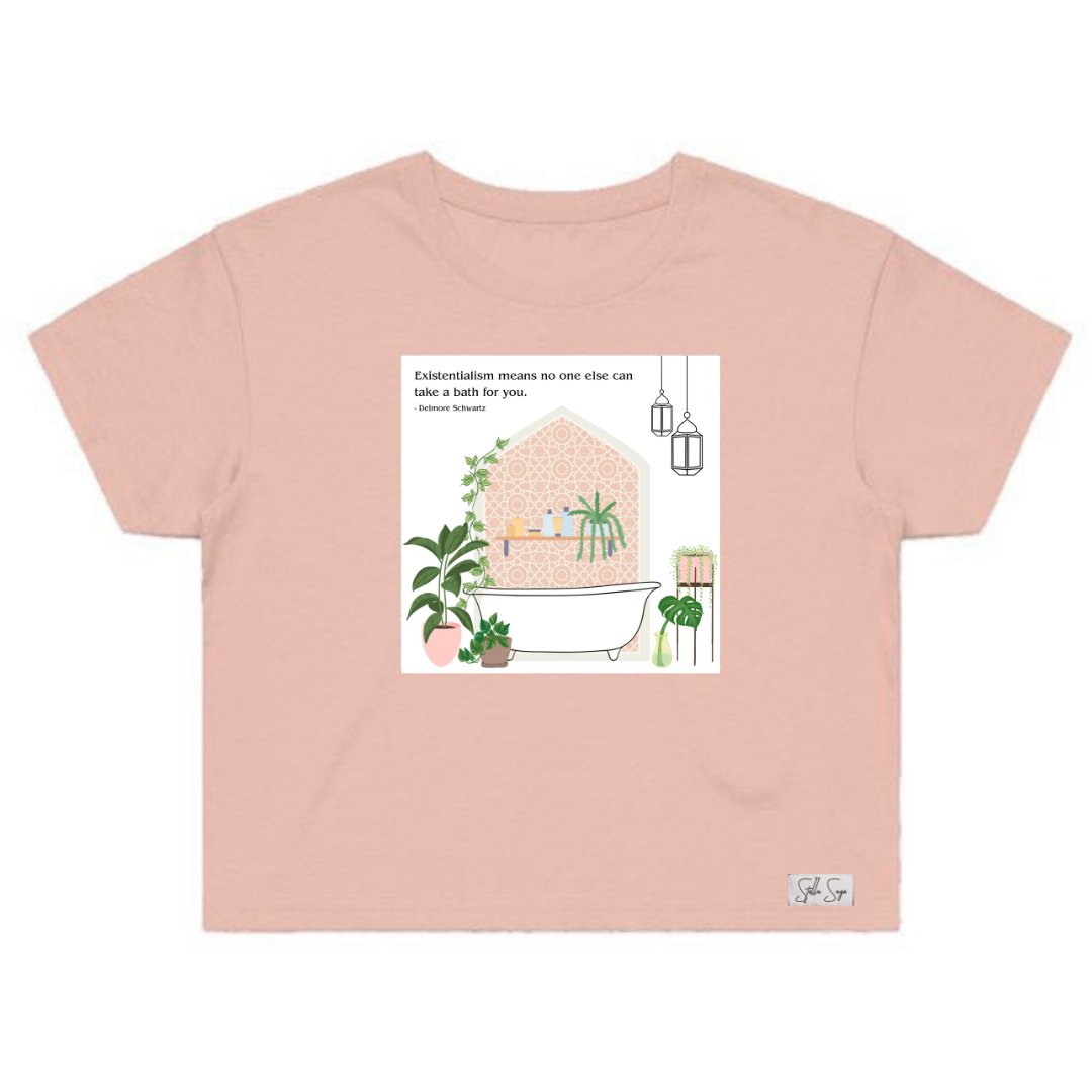 Existentialism Crop Tee - Stella Sage