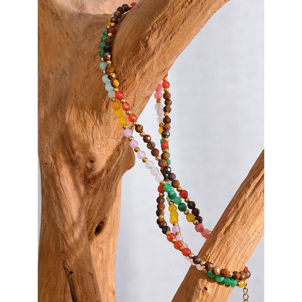 Fruity Beauty Beaded Choker Necklace - Stella Sage