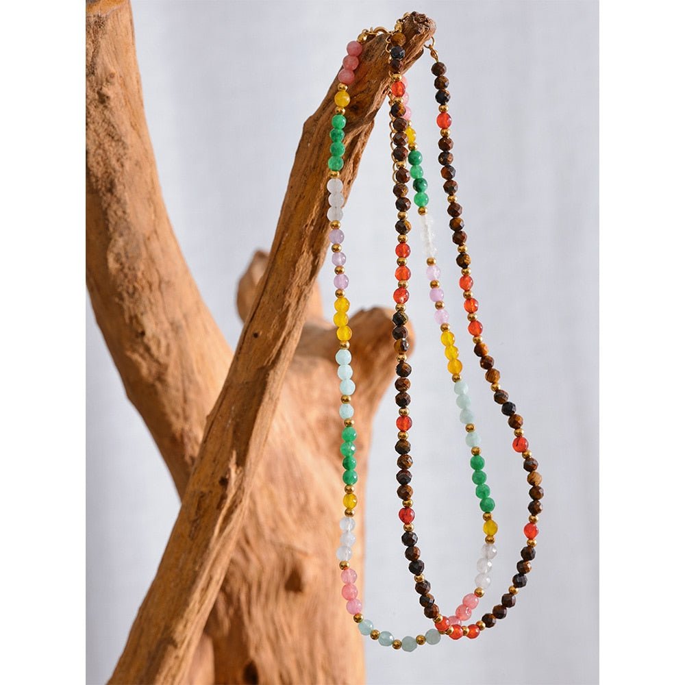 Fruity Beauty Beaded Choker Necklace - Stella Sage