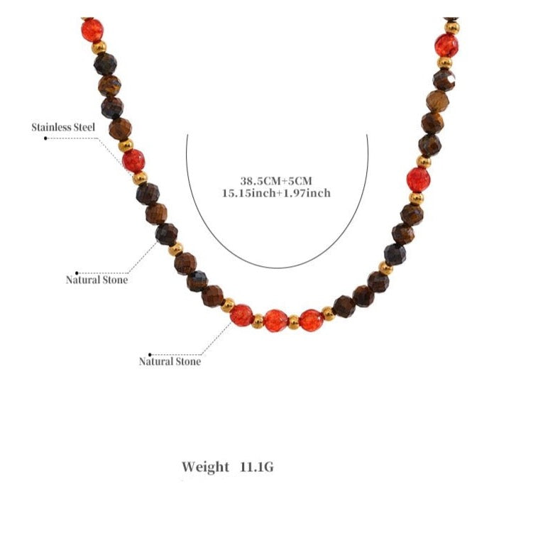 Fruity Beauty Beaded Choker Necklace - Stella Sage