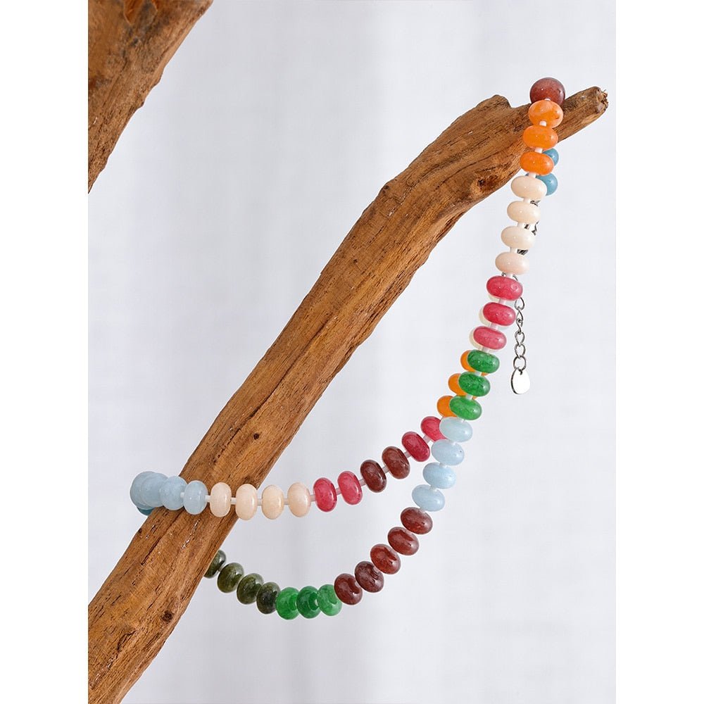 Fruity Pebbles Beaded Choker Necklace - Stella Sage