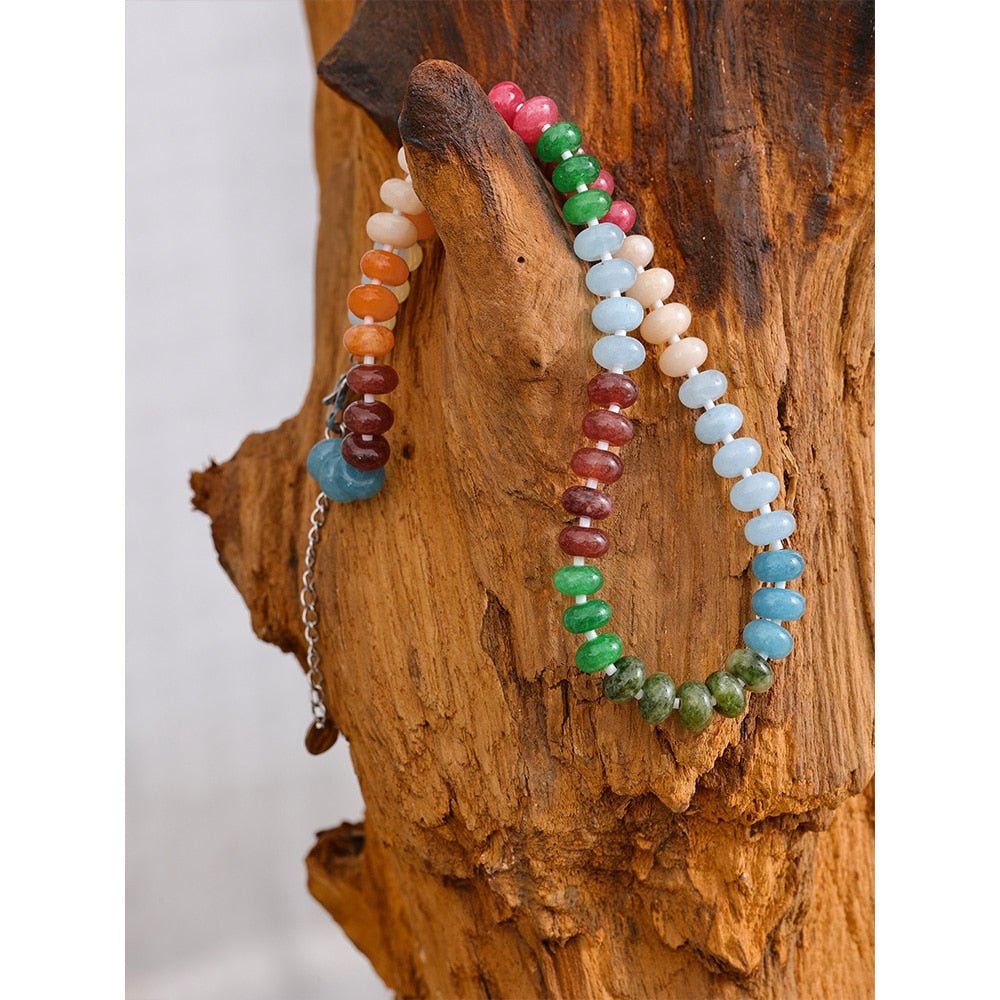 Fruity Pebbles Beaded Choker Necklace - Stella Sage