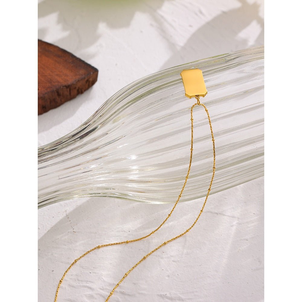 Golden Radiance Pendant Necklace - Stella Sage