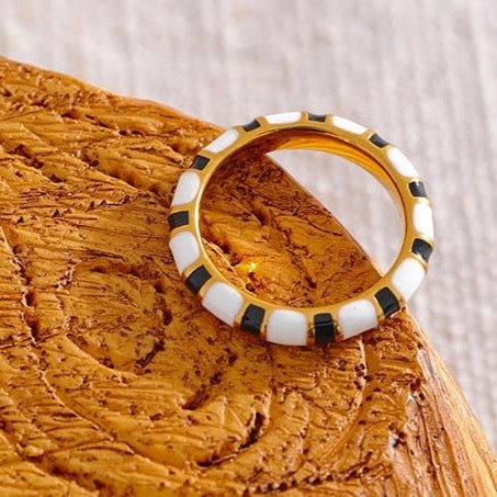 Golden Zebra Ring - Stella Sage