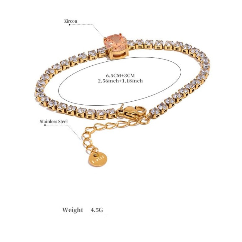 Hollywood Glam Diamond Bracelet - Stella Sage