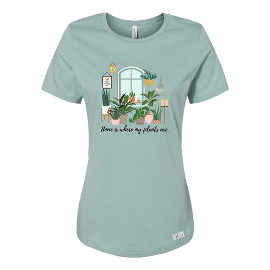 Home is Where my Plants Are Relaxed T-Shirt - Stella Sage