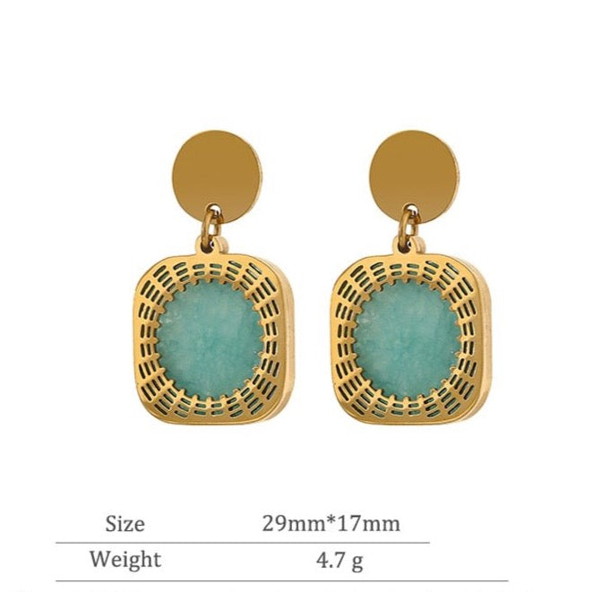 Kaleidoscope Crystal Earrings - Stella Sage