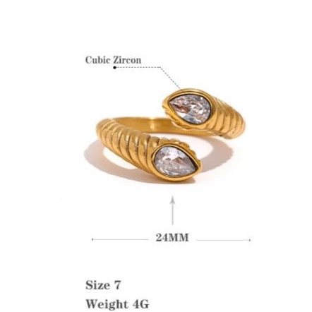 Let it be Green Ring - Stella Sage