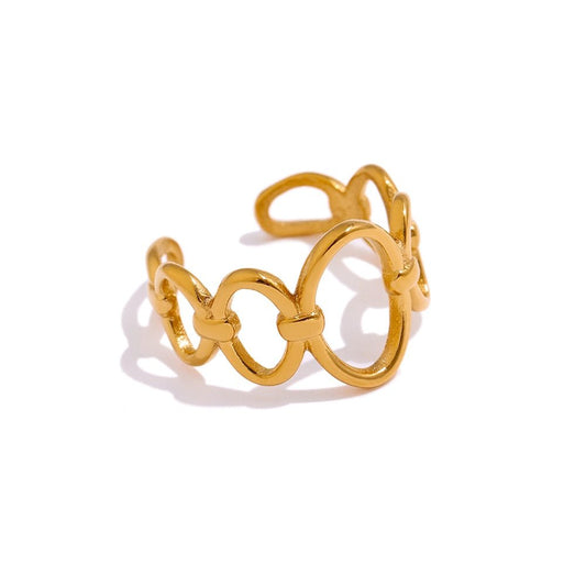 Linked Loop Ring - Stella Sage