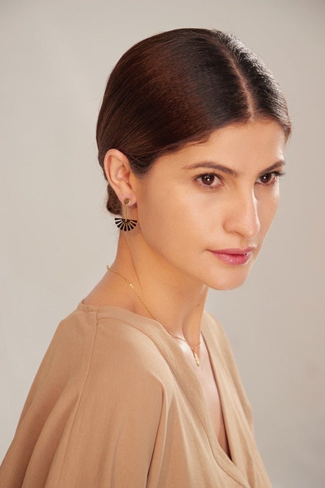 Mod Monstera Earrings