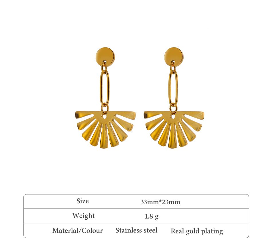 Mod Monstera Earrings