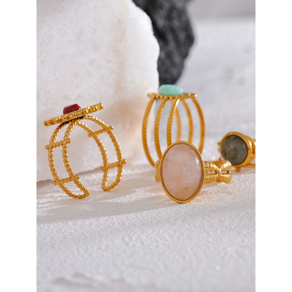 Naturally Banded Rings - Stella Sage