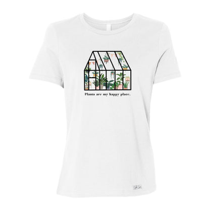 Plants are my Happy Place Relaxed T-Shirt - Stella Sage
