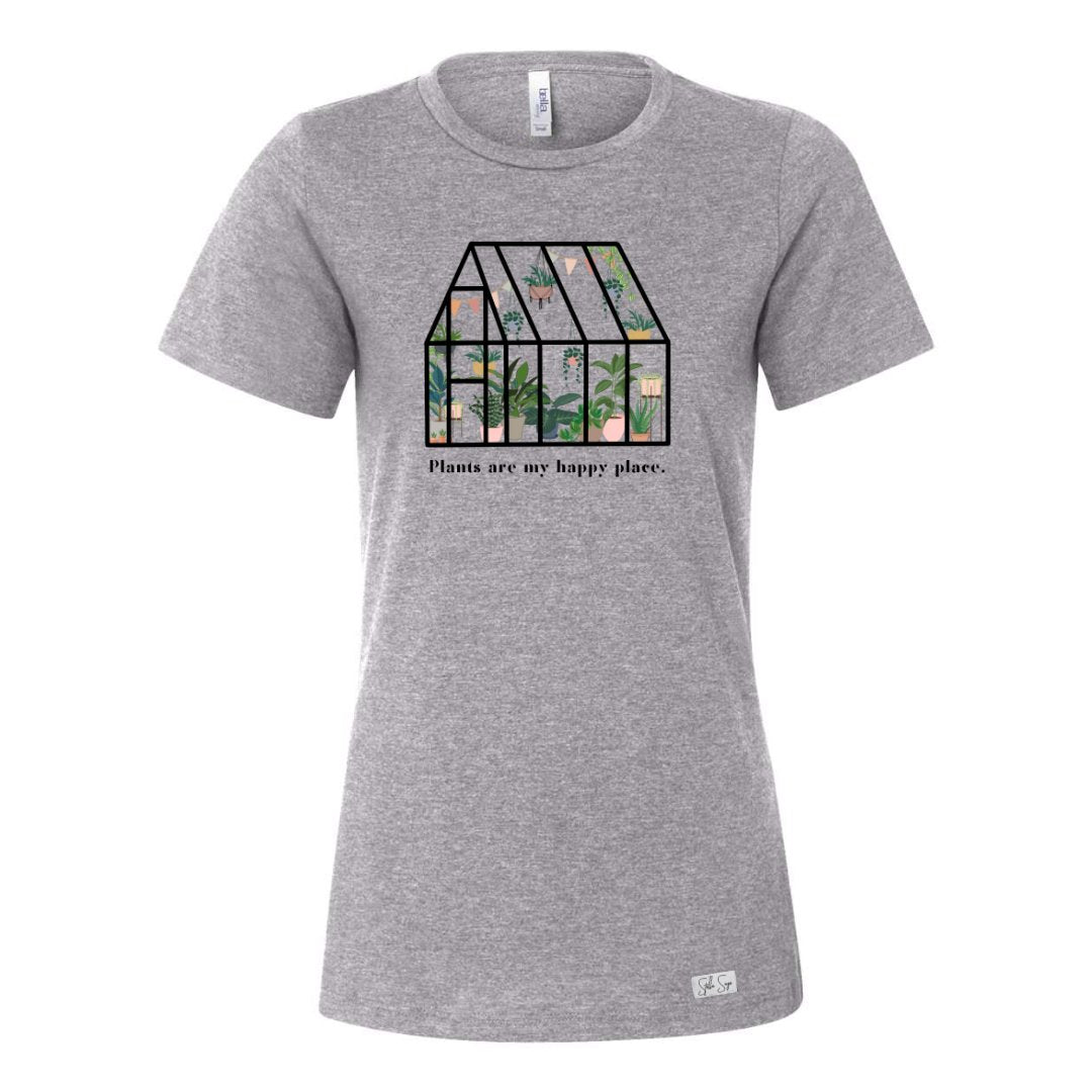 Plants are my Happy Place Relaxed T-Shirt - Stella Sage