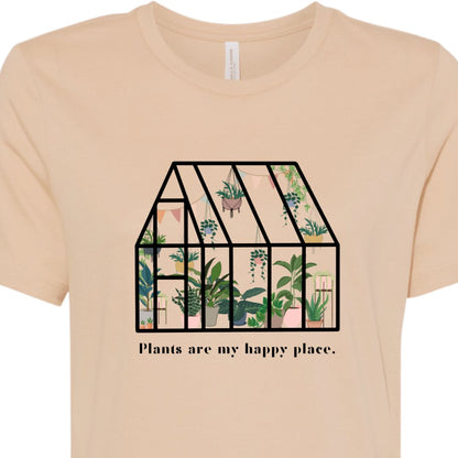 Plants are my Happy Place Relaxed T-Shirt - Stella Sage