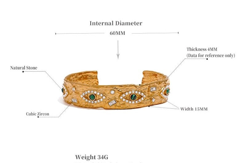 See Me on the Cuff Bracelet - Stella Sage