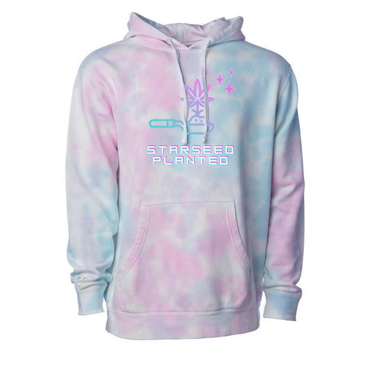 Starseed Planted Tie-Dye Hoodie - Stella Sage