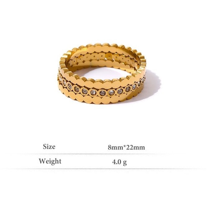 Triple Conjunction Ring Set