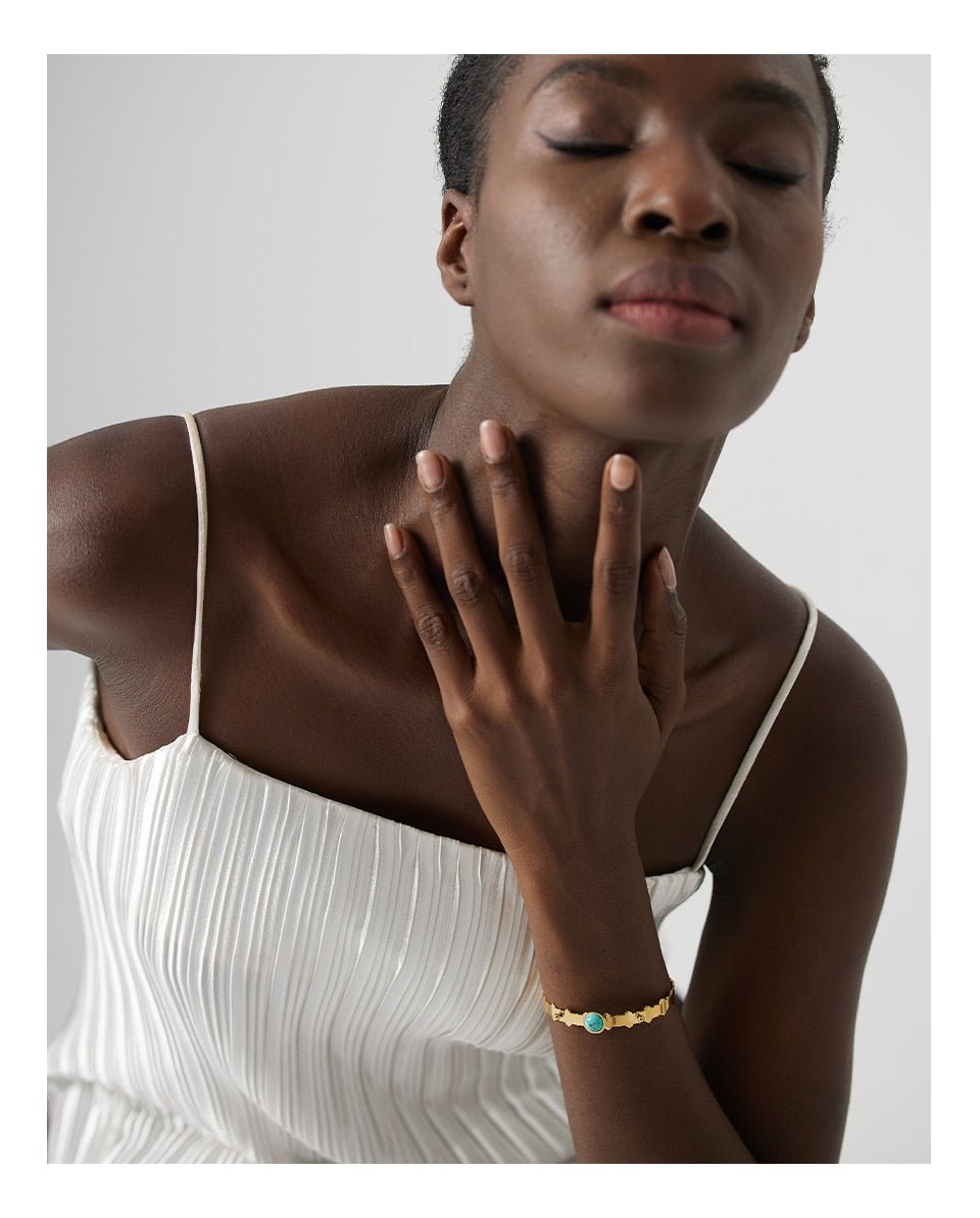 Turquoise Turkish Cuff - Stella Sage