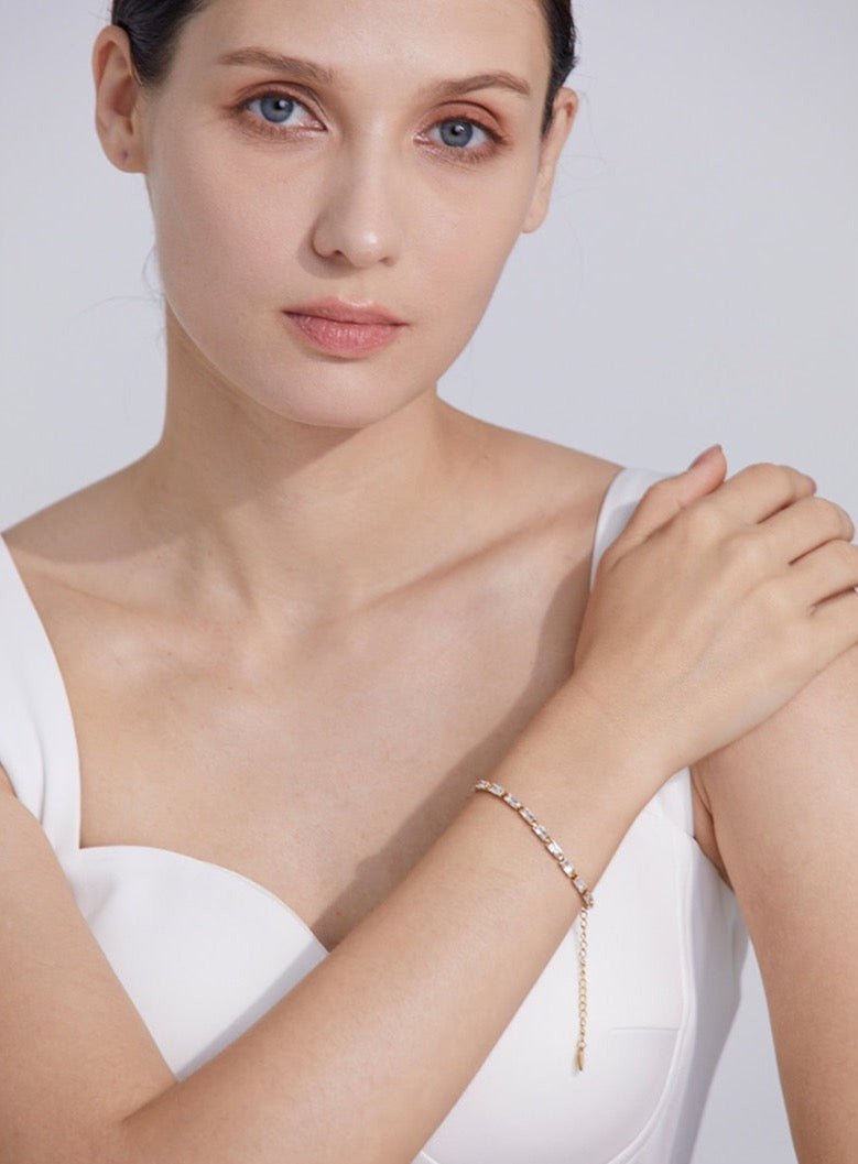 Zenith Zirconia Necklace and Bracelet - Stella Sage