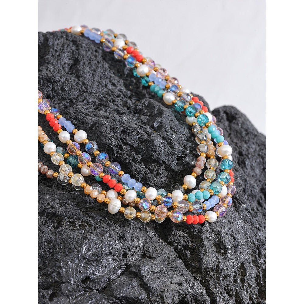 Angel Aura Quartz Collar Necklaces - Stella Sage