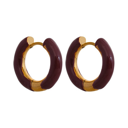 Color Pop Hoop Earrings - Stella Sage