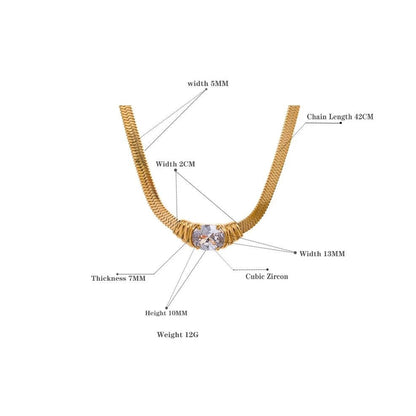 Diamond Eye Necklace - Stella Sage
