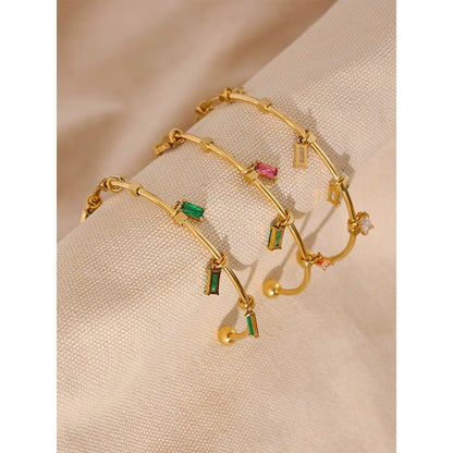 Ditzy Dazzle Charm Cuff Bracelet - Stella Sage