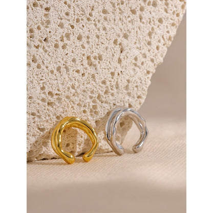 Double Sterling Cartilage Cuff - Stella Sage