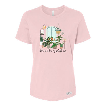 Home is Where my Plants Are Relaxed T-Shirt - Stella Sage