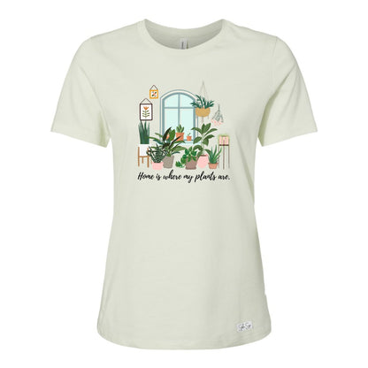 Home is Where my Plants Are Relaxed T-Shirt - Stella Sage