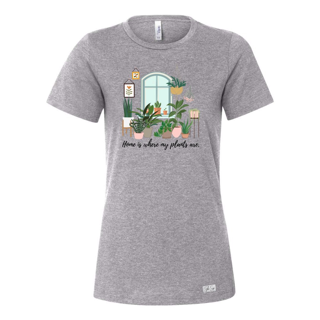 Home is Where my Plants Are Relaxed T-Shirt - Stella Sage