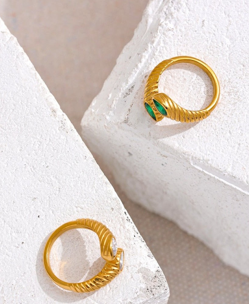 Let it be Green Ring - Stella Sage