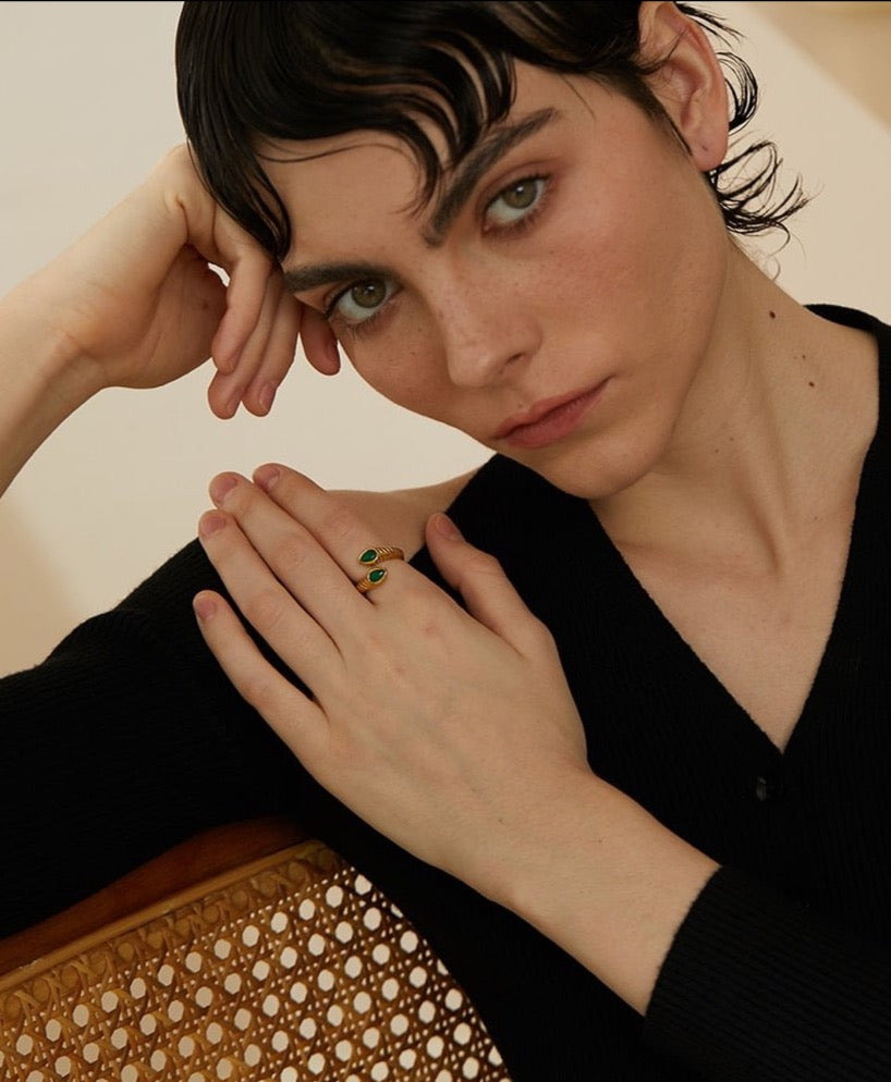 Let it be Green Ring - Stella Sage