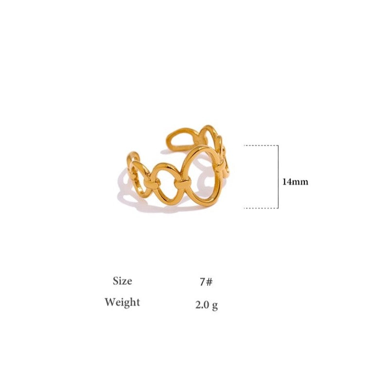 Linked Loop Ring - Stella Sage
