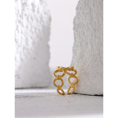 Linked Loop Ring - Stella Sage