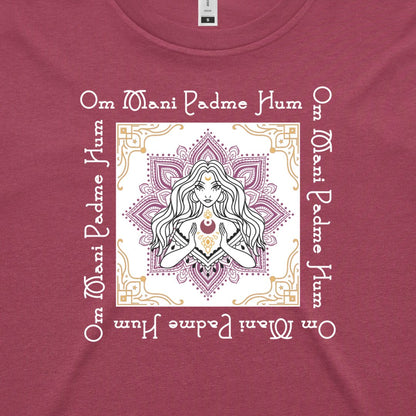 Mantra Crop Tee - Stella Sage